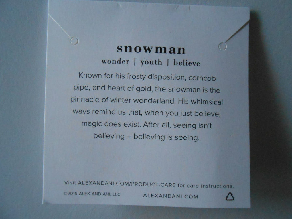 Alex and Ani Womens Charity By Design Snowman II