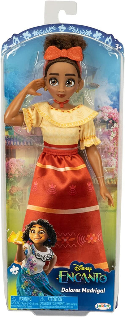 Disney Encanto Dolores Fashion Doll 11 Inches Tall with Signature Outfit & Accessories!