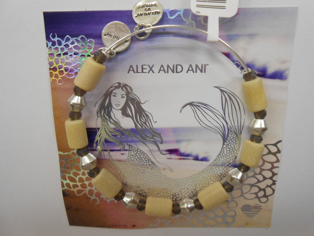 Alex And Ani Palm Wildberry Expandable Bangle Bracelet Rafaelian Silver