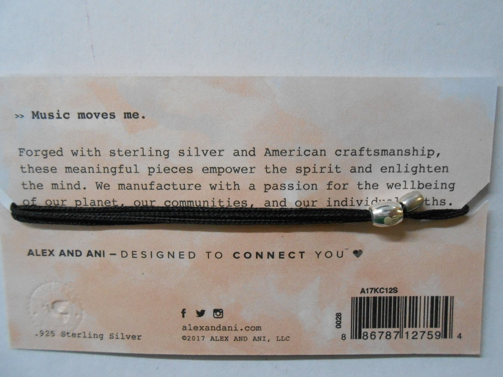 Alex and Ani Kindred Cord, Feel the Rhythm Sterling Silver Bangle Bracelet