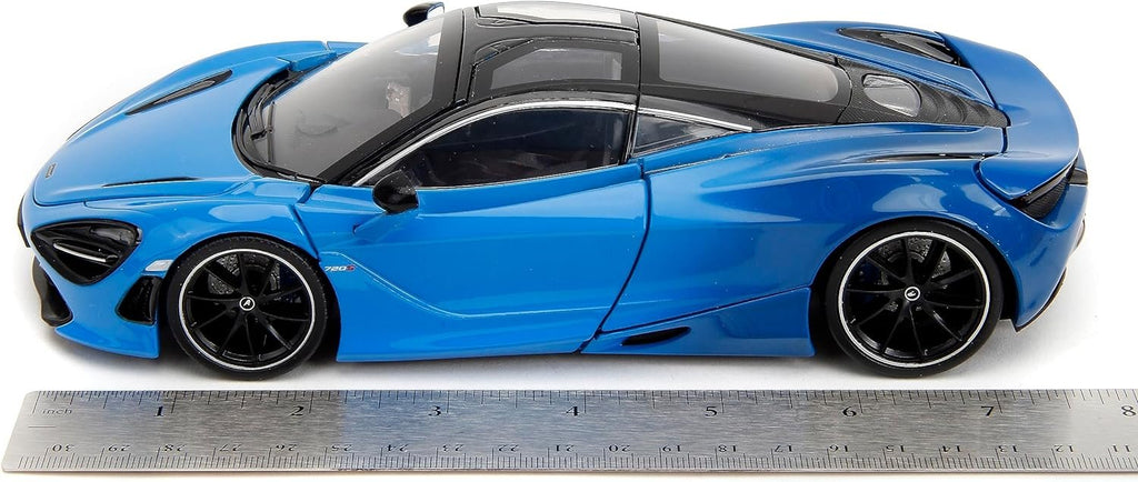 Pink Slips 1:24 McLaren 720S Die-Cast Car, Toys for Kids and Adults(Blue)