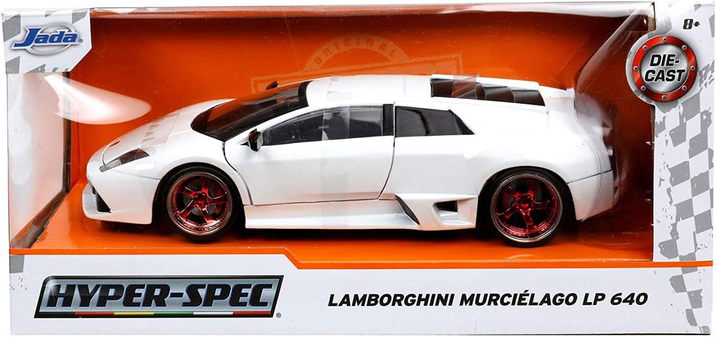 Hyperspec 1:24 Lamborghini Murciélago LP460 Die-cast Car Pearl White, Toys for Kids and Adults