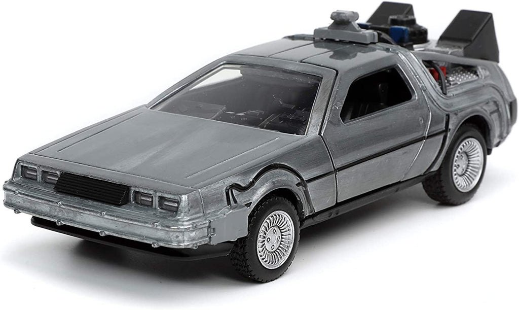 Jada Toys Back to The Future Time Machine 1:32 Die-cast Car, Toys for Kids and Adults