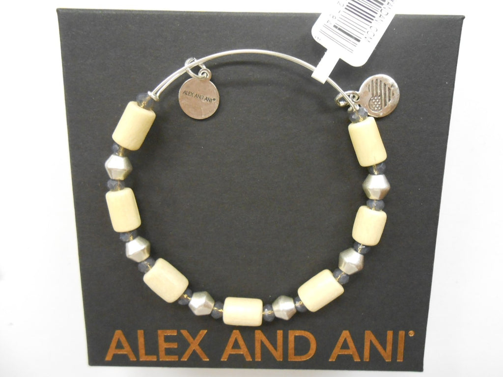 Alex And Ani Palm Wildberry Expandable Bangle Bracelet Rafaelian Silver