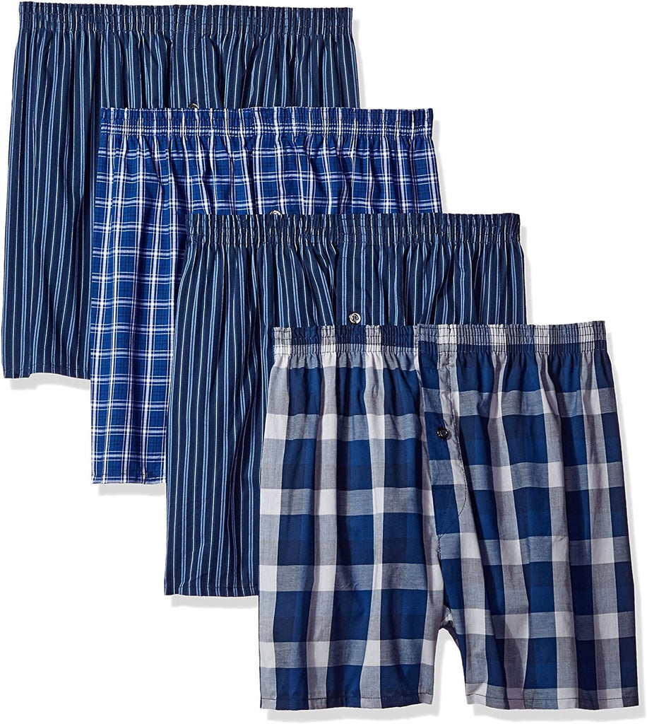 Fruit of the Loom Men's Premium Woven Boxer (4 Pack)