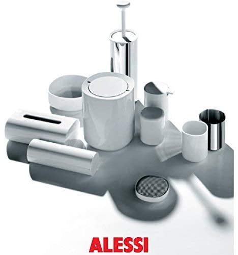 Alessi "Birillo" Toilet Paper Roll Container, White - PL18 W