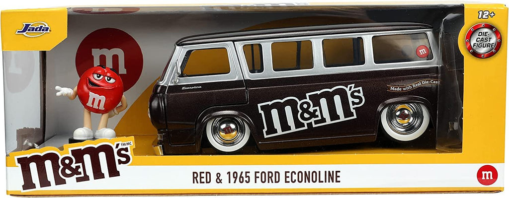 Jada Toys M&M's 1:24 1965 Ford Econoline Die-cast Car with Red Figure