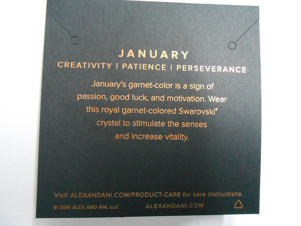 Alex and Ani Bangle Bar Imitation Birthstone Bangle Bracelet, 2.75"