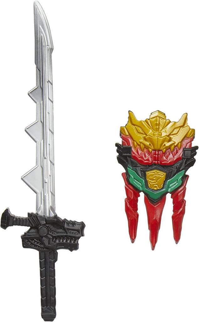 Power Rangers Dino Fury Spiral Strike Red Ranger, 12-inch Action Figures, Electronic Spinning and Light FX, Toys for 4 Year Old Boys and Girls and Up