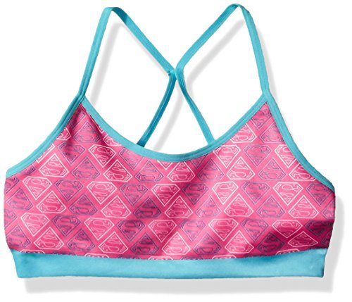 DC Comics Supergirl Little Big Girls Camisole Sports Bra Sizes 6-16 Tagless