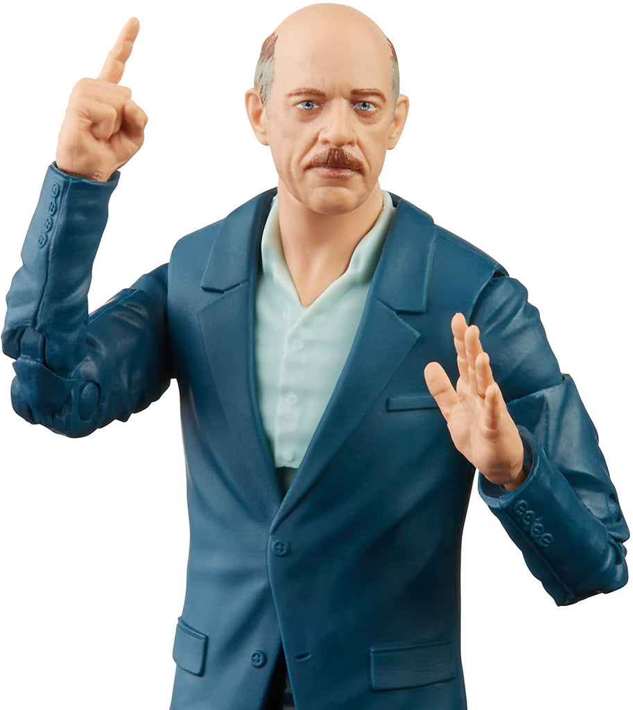 Spider-Man Marvel Legends Series J. Jonah Jameson 6-inch Collectible Action Figure Toy, 3 Accessories and 1 Build-A-Figure Part(s)