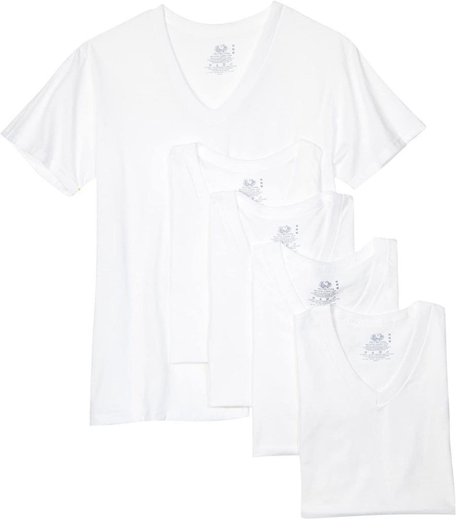 Fruit of the Loom Men's V-Neck Tee (Pack of 5)