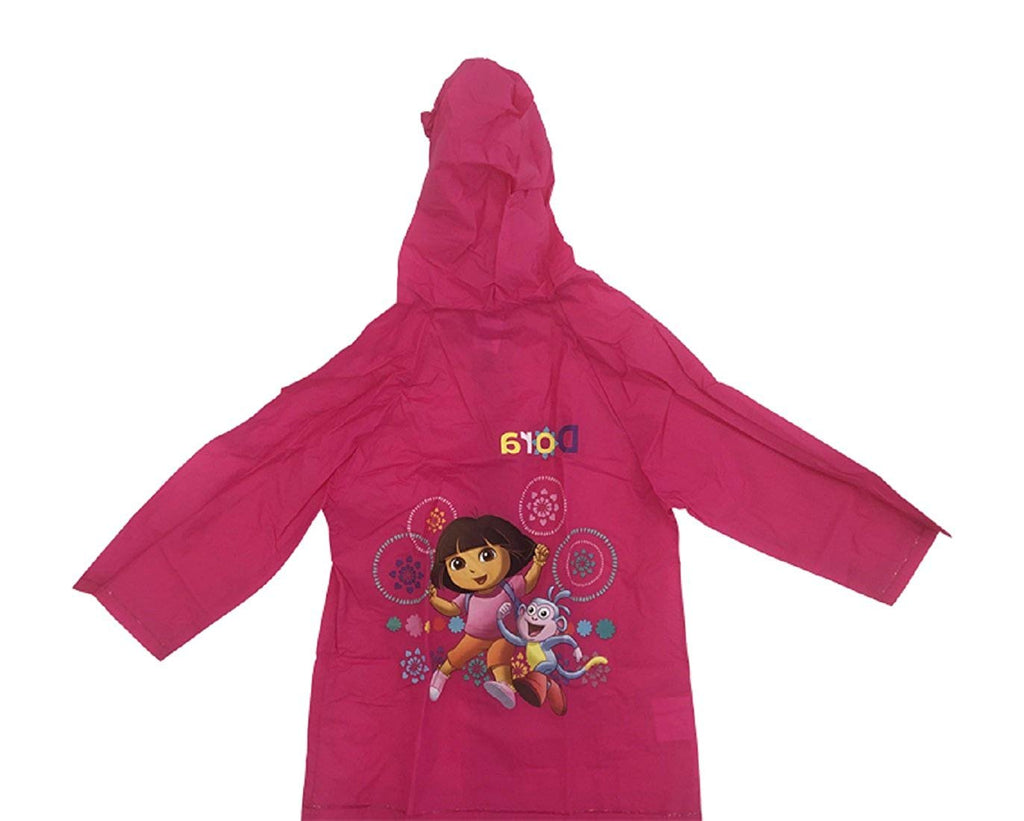 Nick Jr. Nickelodeon Jr Dora The Explorer Girls Fun Party Rain Slicker (medium-4/5)