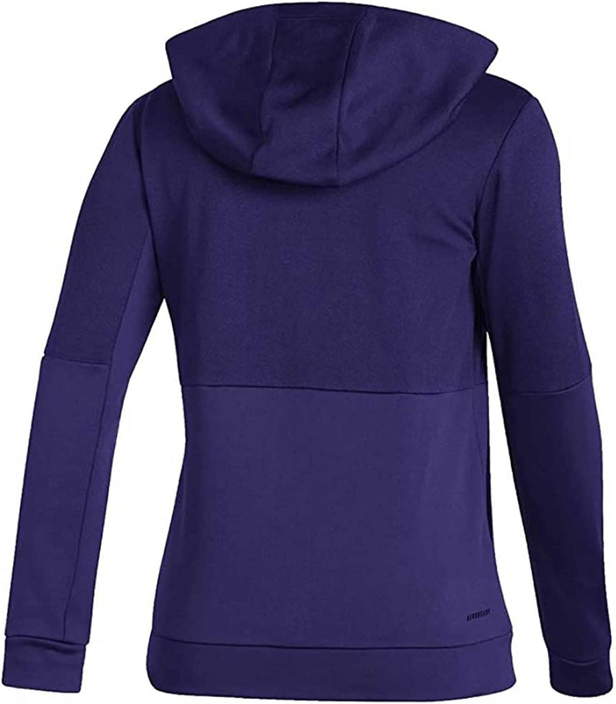 Adidas Women's TI FZ Full-Zip Jacket, Moisture Wicking - Navy Blue/White