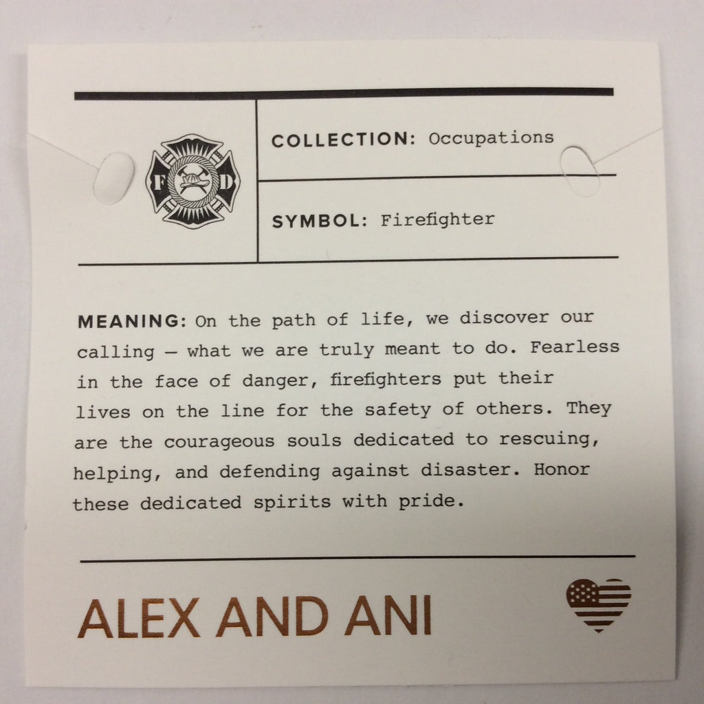 Alex and Ani Womens Firefighter Bangle