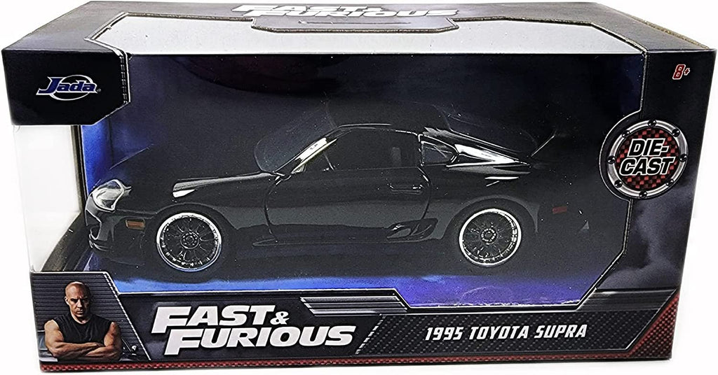 1995 Supra Black 1/32 Diecast Model Car by Jada 33381