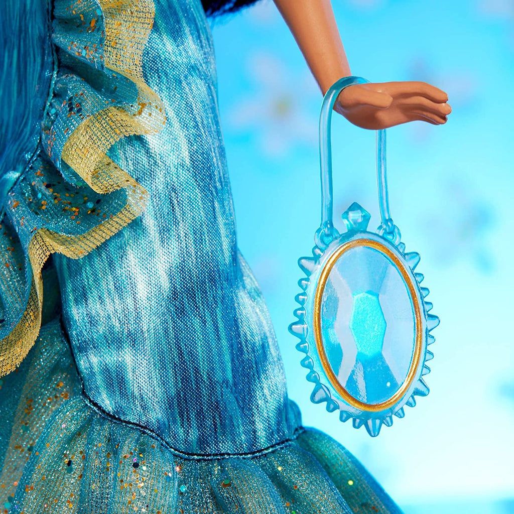 Disney Princess Style Series Jasmine Fashion Doll, Contemporary Style Full-Length Dress, Earrings, Purse, and Shoes, Toy for Girls 6 and Up