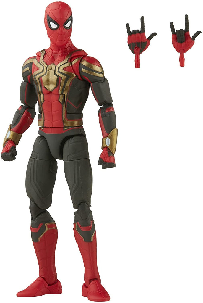 Spider-Man Marvel Legends Series Integrated Suit 6-inch Collectible Action Figure Toy, 2 Accessories