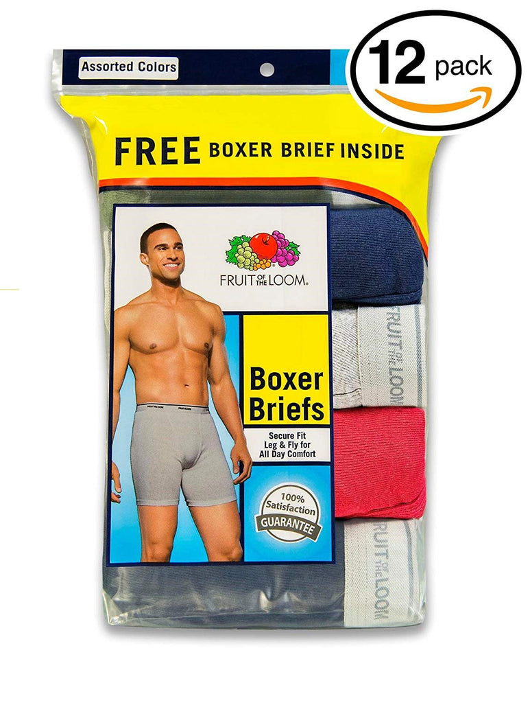Fruit of the Loom Men's Tag-Free Boxer Brief (Pack of 7)