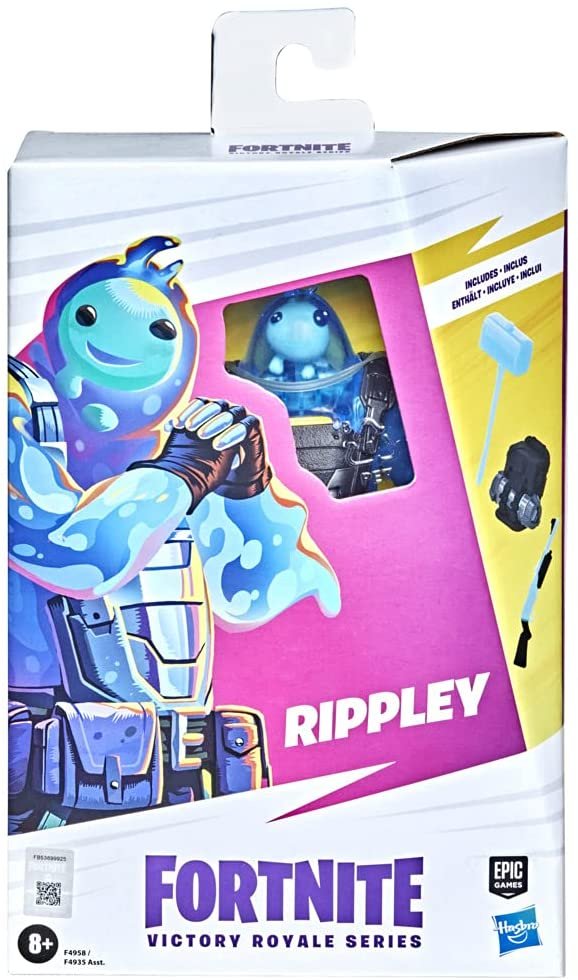 FORTNITE Hasbro Victory Royale Series Rippley Collectible Action Figure with Accessories - Ages 8 and Up, 6-inch