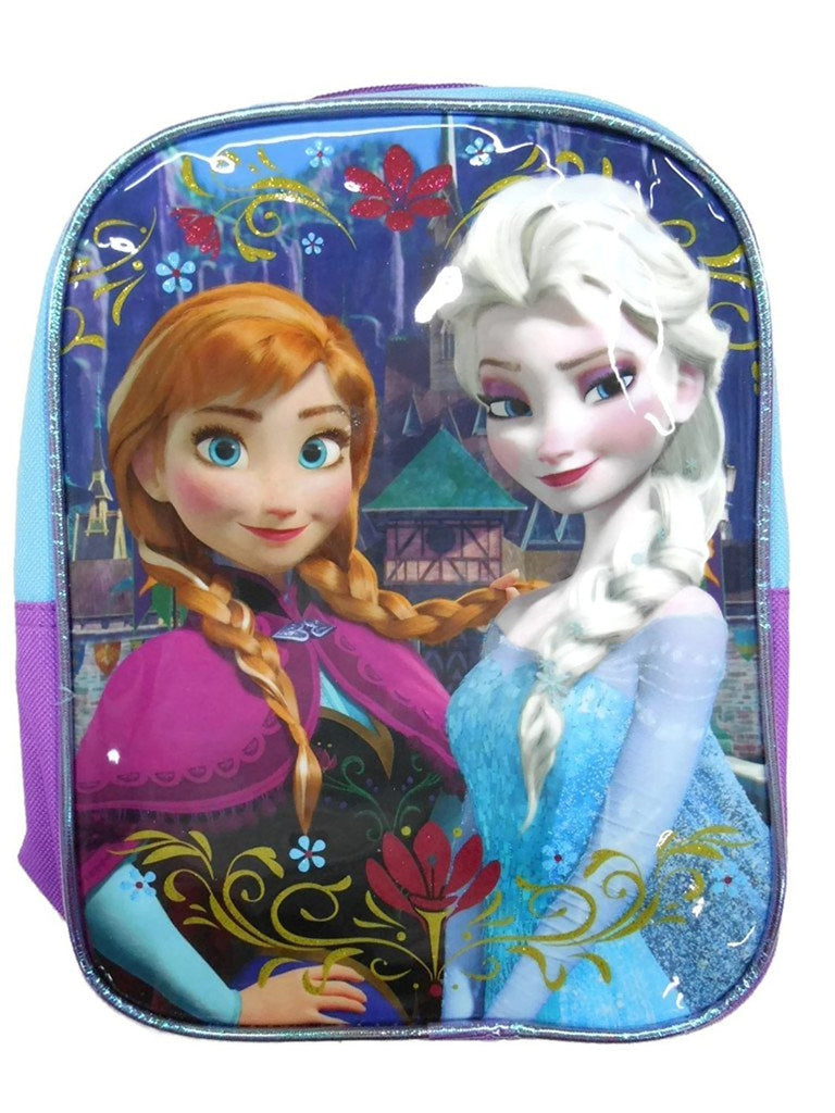 Disney Frozen 11" Mini Toddler Pre-school Childrens Backpack - Anna and Elsa