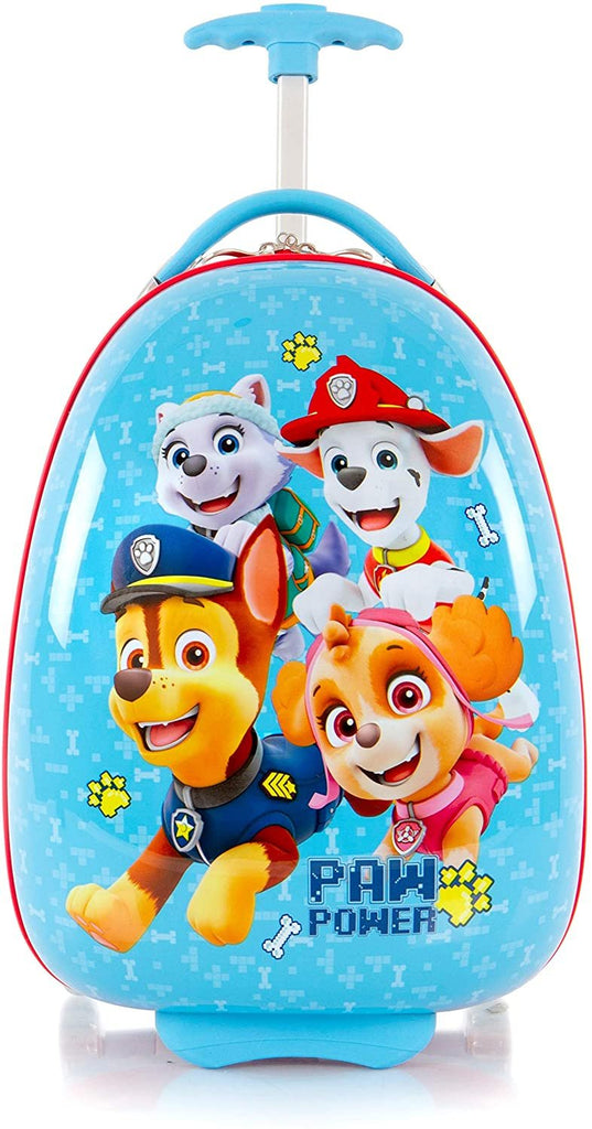Nickelodeon PAW Patrol Kids Hard-Sided Luggage Egg Shaped Unisex Kids Suitcase for Boys and Girls 18 Inch [Blue]