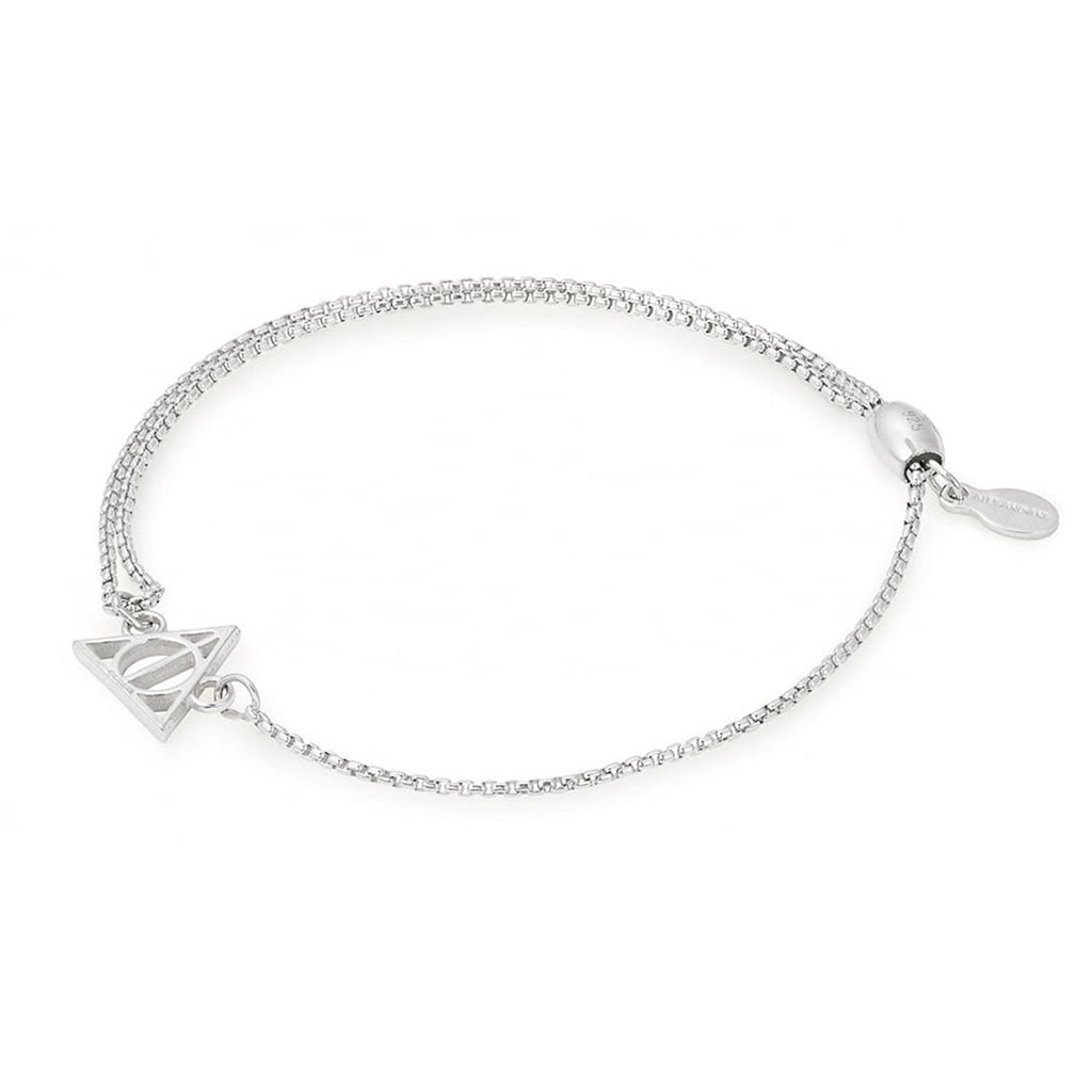 Alex and Ani Harry Potter Deathly Hallows Pull Chain Bracelet Sterling Silver