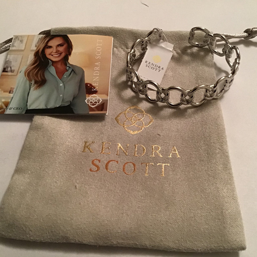 Kendra Scott Fallyn Cuff Bracelet, Rhodium Plated