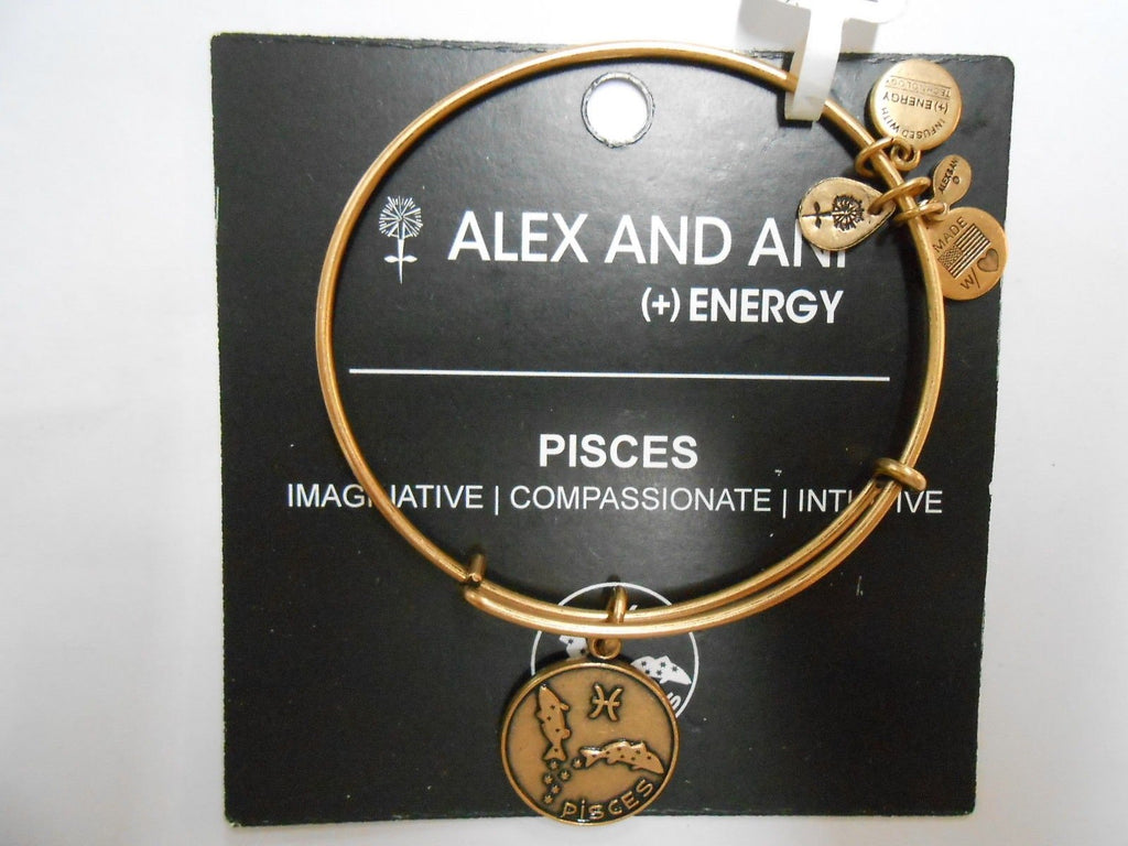 Alex and Ani Zodiac II Expandable Wire Bangle Bracelet