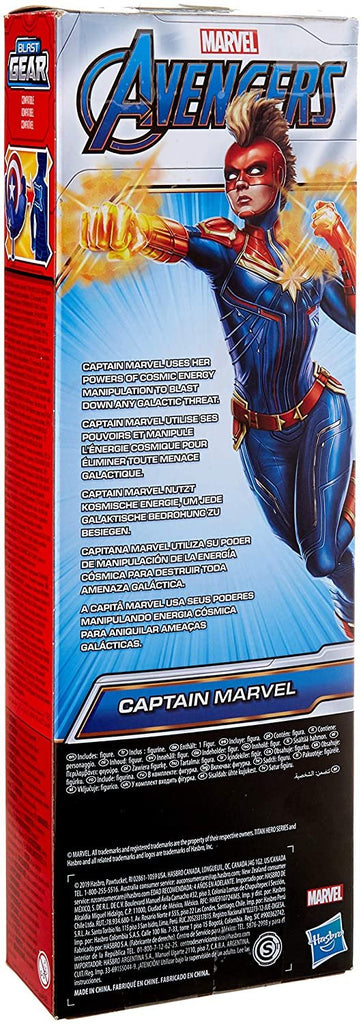 Avengers Marvel Titan Hero Series Blast Gear Captain Marvel Action Figure