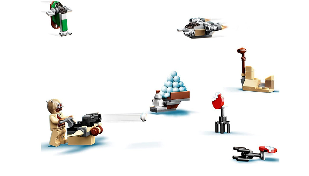 LEGO 75307 Star Wars Advent Calendar 2021，Collectible Toys from The Mandalorian(335 Pieces)