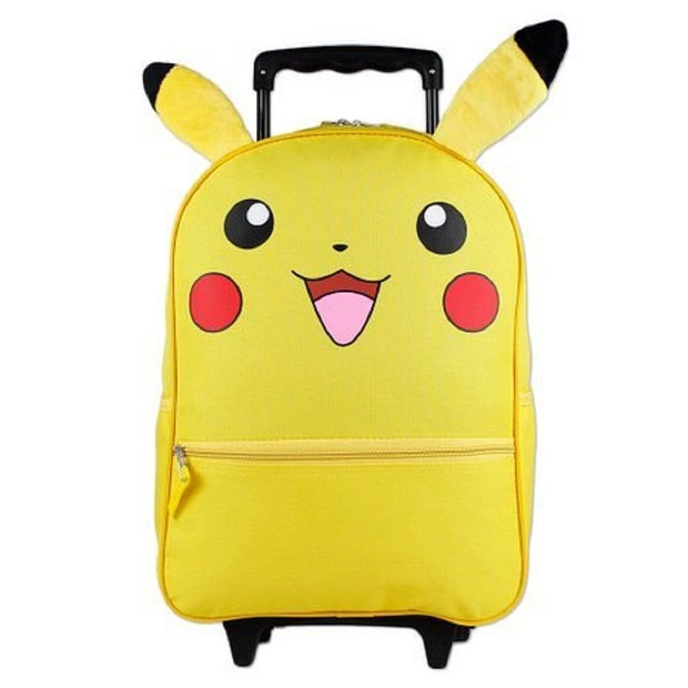 Pokemon Pikachu with Ears Rolling Backpack / Luggage