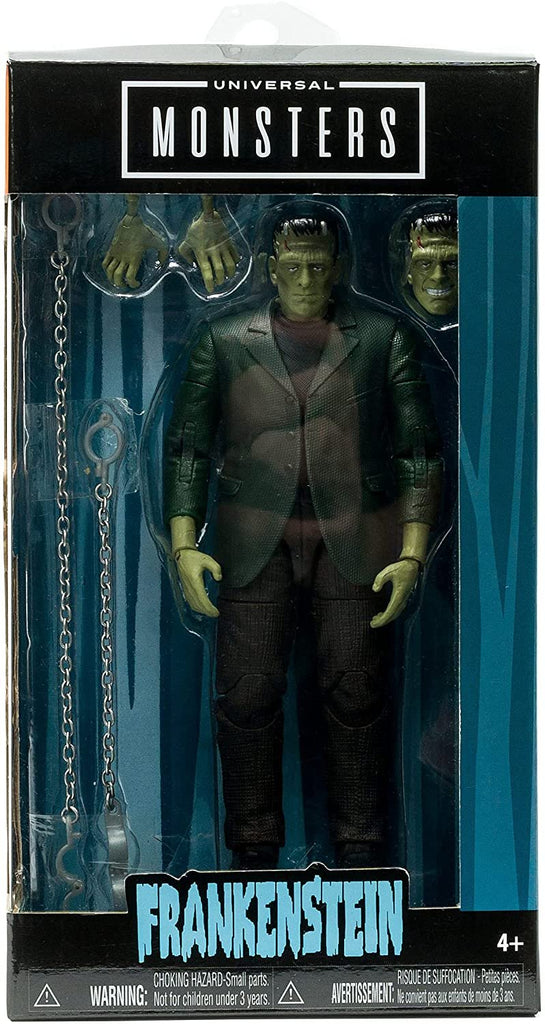 Jada Toys Universal Monsters 6" Frankenstein Action Figure, Toys for Kids and Adults, 31958 , Black