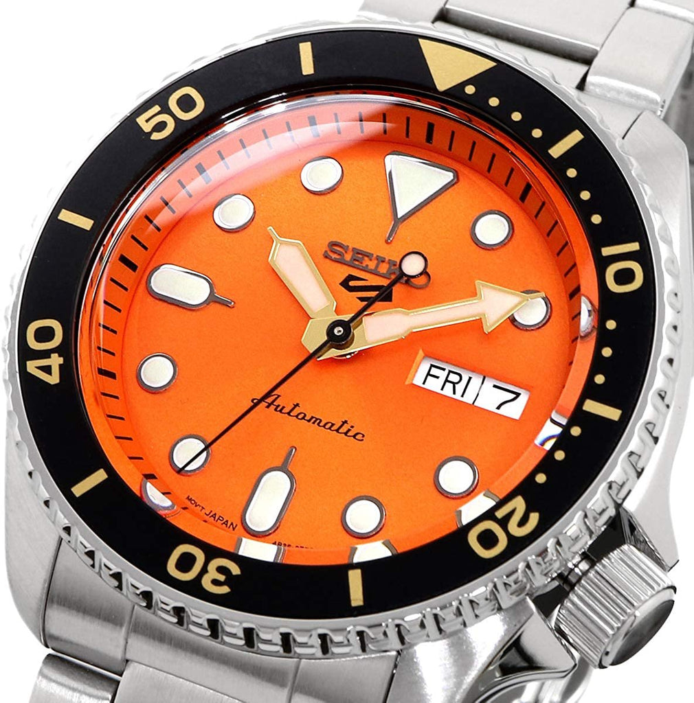 Seiko SRPD59 Seiko 5 Sports Men's Watch Silver-Tone 42.5mm Stainless Steel