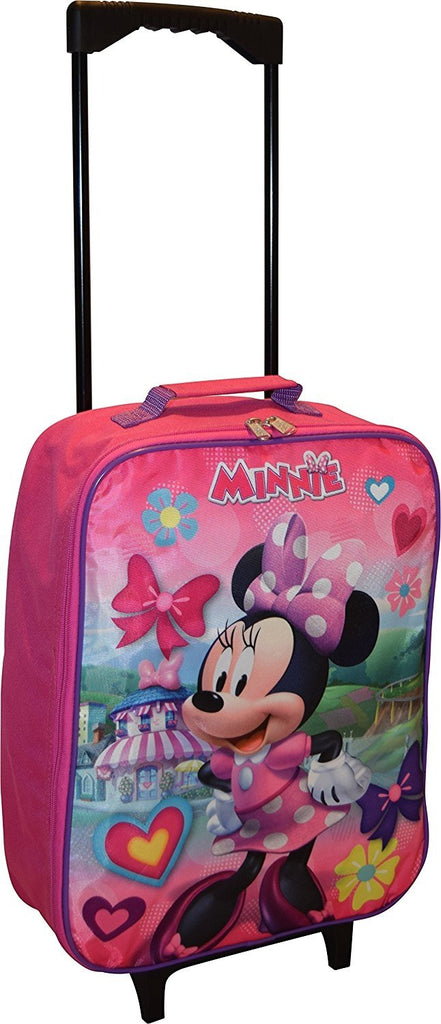 Disney Minnie Mouse 15" Collapsible Wheeled Pilot Case - Rolling Luggage