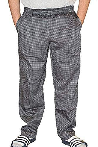 Sand Storm Baggy Chef Pants 100% Cotton XS-6X Vintage, Cupcakes, Chalk Stripe Pockets