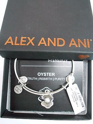 Alex and Ani Womens Oyster Charm Bangle