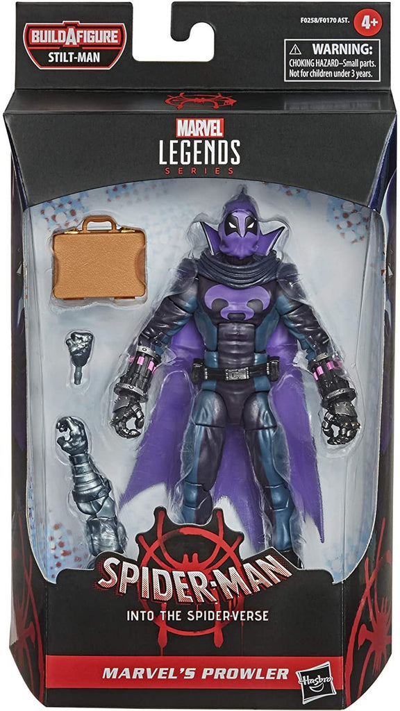 Spider-Man Hasbro Marvel Legends Series Into The Spider-Verse Marvel’s Prowler 6-inch Collectible Action Figure Toy for Kids Age 4 and Up