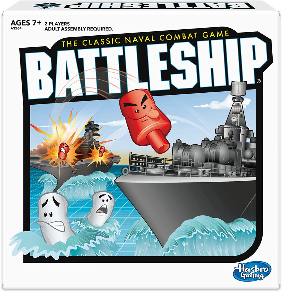 Hasbro Gaming: Battleship Classic Board Game Strategy Game Ages 7 and Up For 2 Players