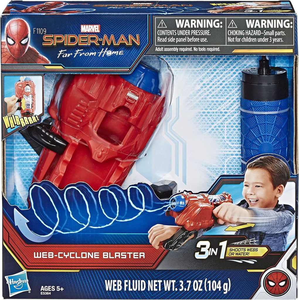 Spider-Man: Far from Home Web Cyclone Blaster with Web Fluid – Roleplay Toy for Kids Ages 5 & Up
