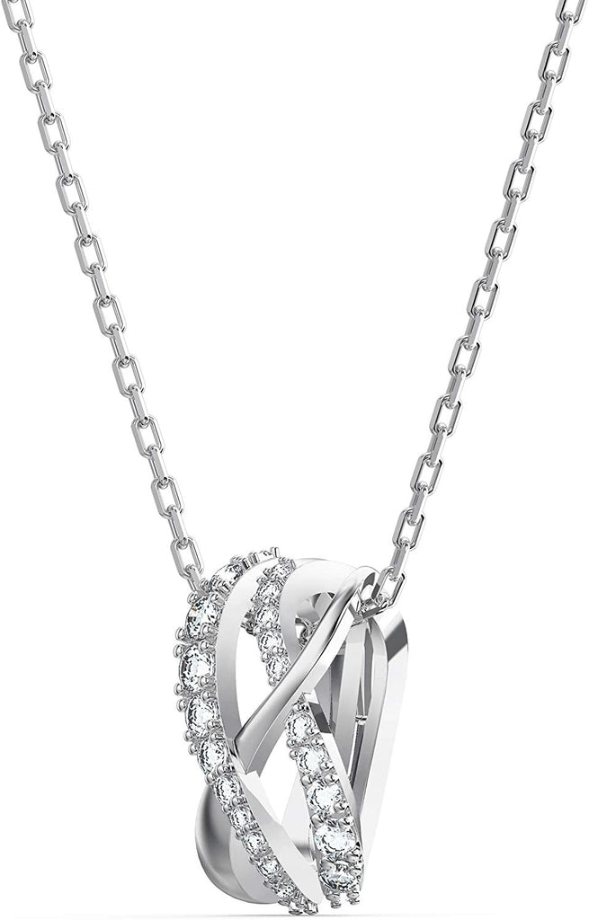 SWAROVSKI Twist Set, White, Rhodium Plated (5579790), One Size