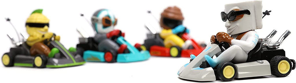 Jada Toys Fart Karts Cool Wipes Pull Back Car, 3.5” Toys for Kids Ages 6+ (32789)