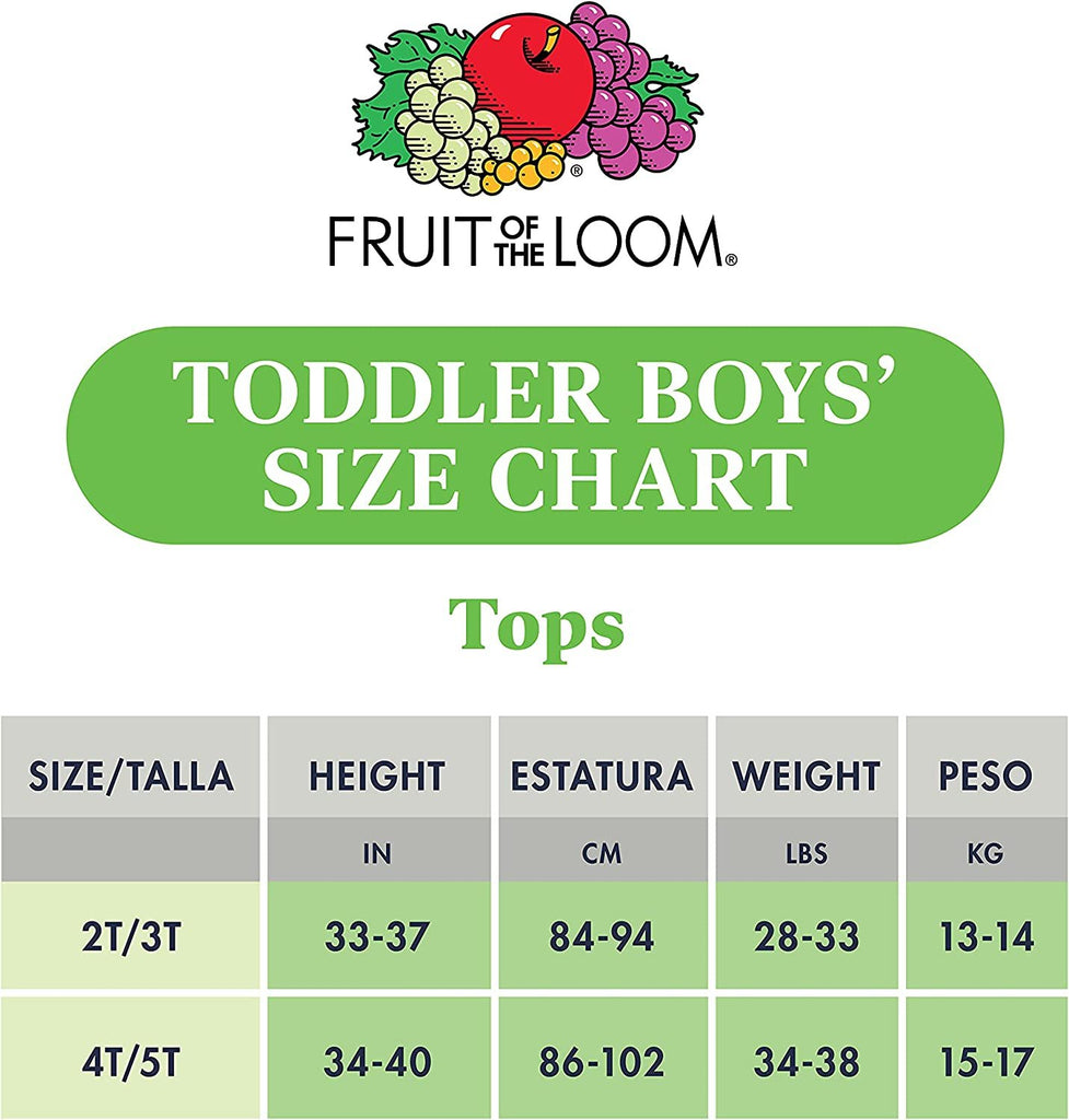 Fruit of the Loom Boys' Eversoft Cotton Undershirts, T Shirts & Tank Tops