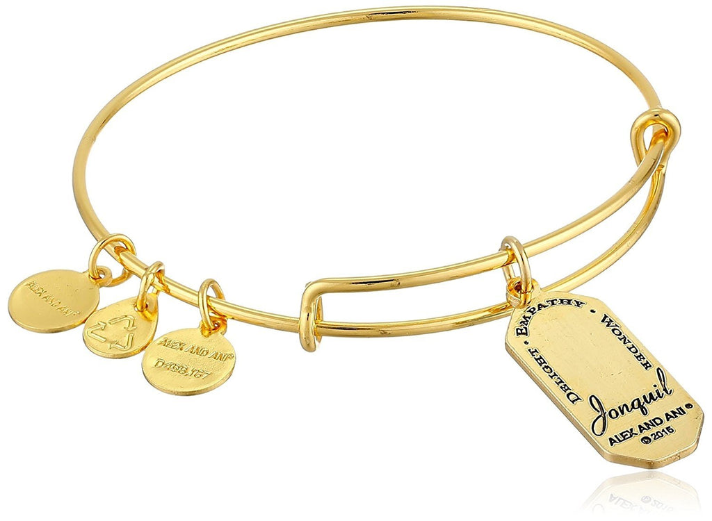 Alex and Ani Forest Nymph Jonquil Expandable Wire Bangle Bracelet