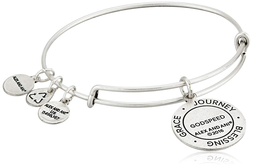 Alex and Ani Godspeed Expandable Rafaelian Bangle Bracelet