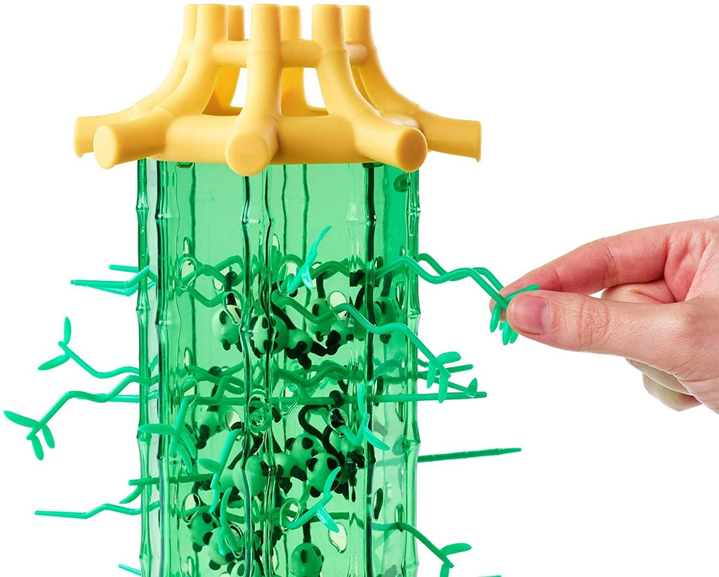 Mattel Games Kerplunk Pandas Kids Game with Pagoda Tower, Bamboo Sticks & Toy Bears, Kids Gift Ages 5 Years & Older