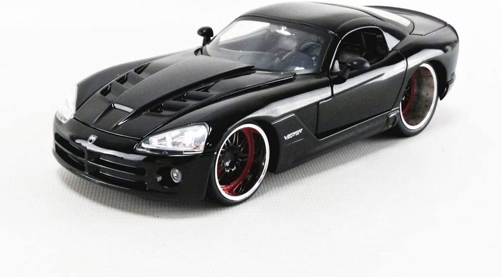 Jada Toys Fast & Furious Letty's Dodge Viper SRT 10 1/24 Scale Diecast Car Black