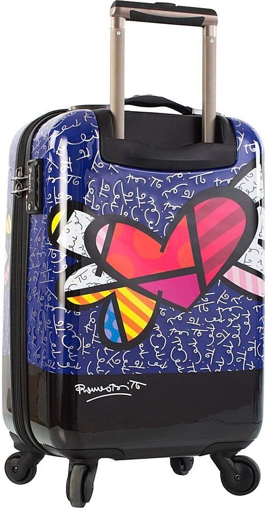 Heys America Multi-Britto Heart With Wings 21-Inch Carry-on Spinner Luggage