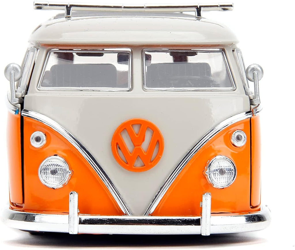 Punch Buggy Slug Bug 1:24 1962 Volkswagen Bus Die-Cast Car, Toys for Kids and Adults