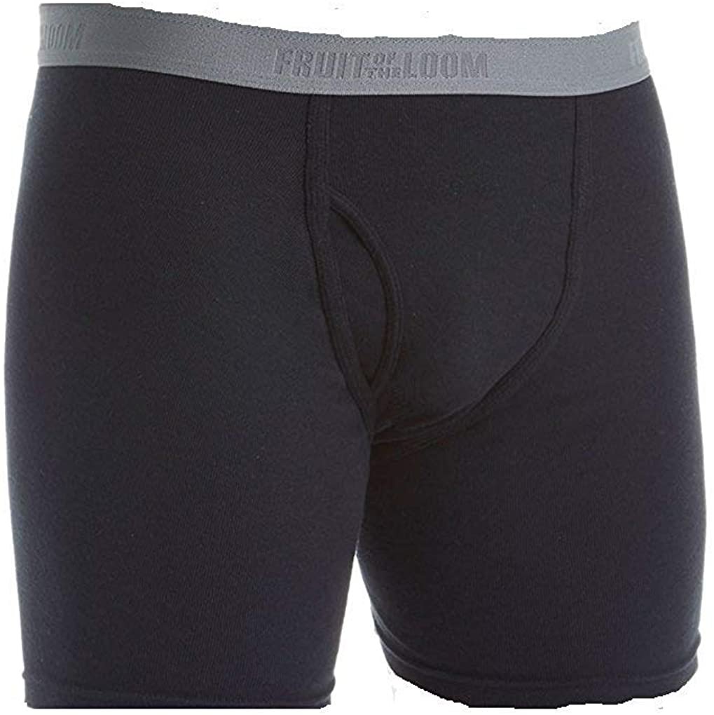 Fruit of the Loom Men's Boxer Briefs 5-Pack Signature/Regular Long Leg/Regular Leg S-2X